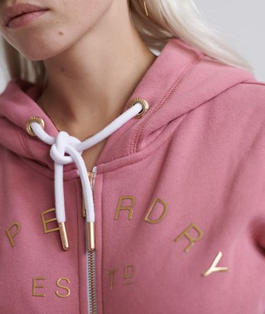NYC Studio Foil Zip Hoodie Image 6