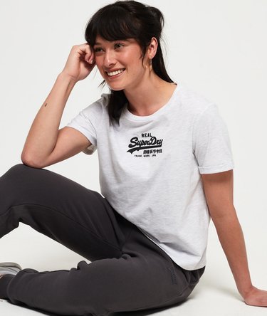 Kastenförmiges Vintage Logo T-Shirt Image 5