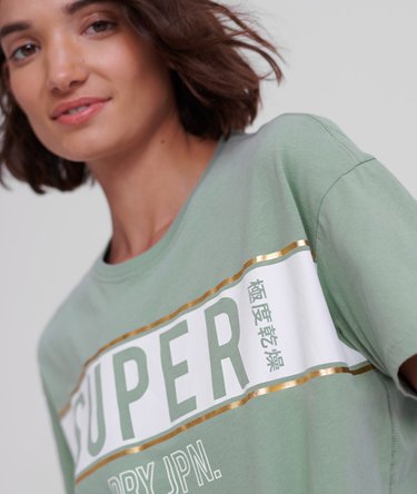 Superdry Type Column Portland Tee – T-Shirt Donna – Vestibilità Comfort E Stile - 5
