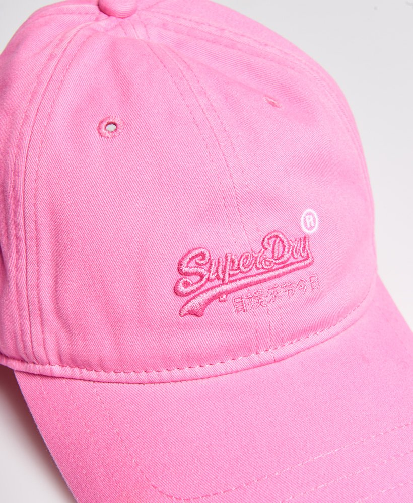 womens Super Solo Orange Label Cap in PINK | Superdry IE