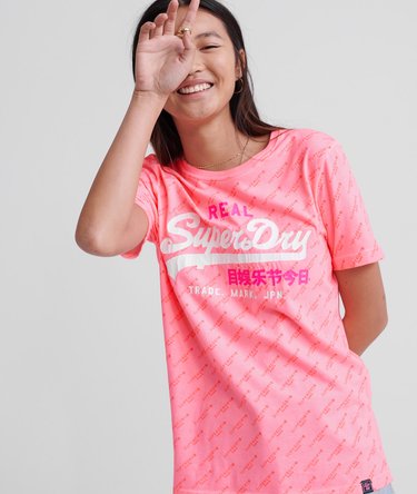 Vintage Logo Tonal All Over Print T-Shirt Image 4