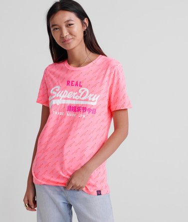 Vintage Logo Tonal All Over Print T-Shirt Image 1