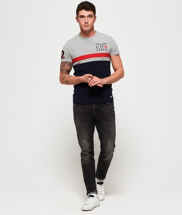 Cut & Sew 08 Kurzarm-T-Shirt mit Applikation Image 3