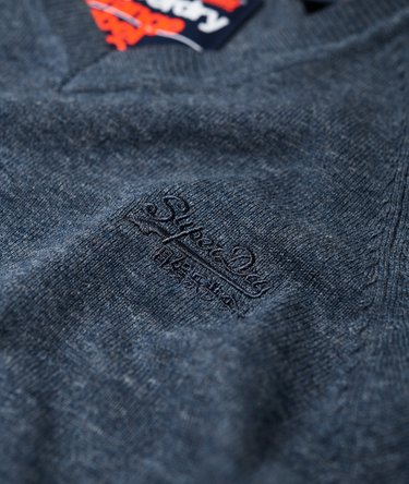 Orange Label katoenen trui met V-hals Image 7