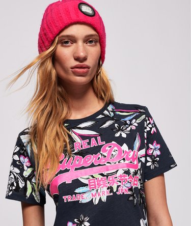 Vintage Logo Tropical All Over Print T-Shirt Image 2