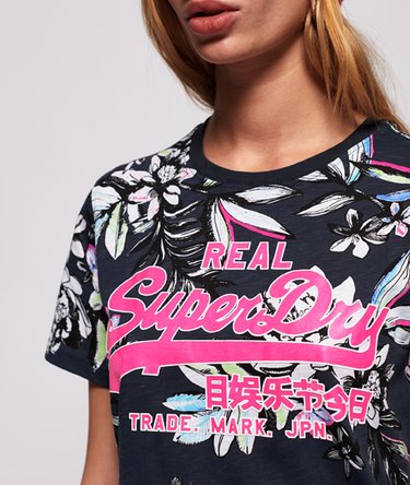 Vintage Logo Tropical All Over Print T-Shirt Image 3
