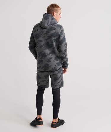Gym Tech Stretch Graphic Overhead Hoodie Image 3