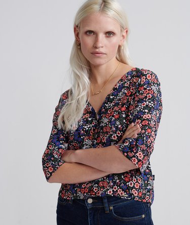 Pippa bluse med knapper Image 6