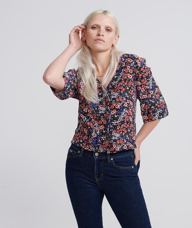 Pippa bluse med knapper Image 1