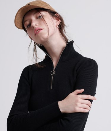 Ophelia Ribbed High Neck Knit Jumper Image 5