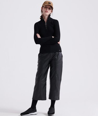 Ophelia Ribbed High Neck Knit Jumper Image 3