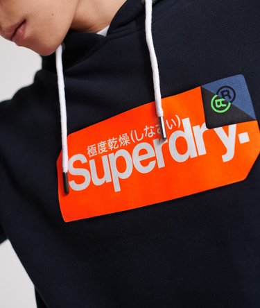 Sudadera con capucha y etiqueta con el logo Core Image 7