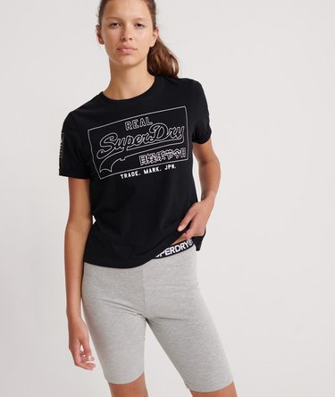 Vintage Logo Outline T-Shirt Image 1