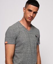 Orange Label Vintage broderad v-ringad t-tröja