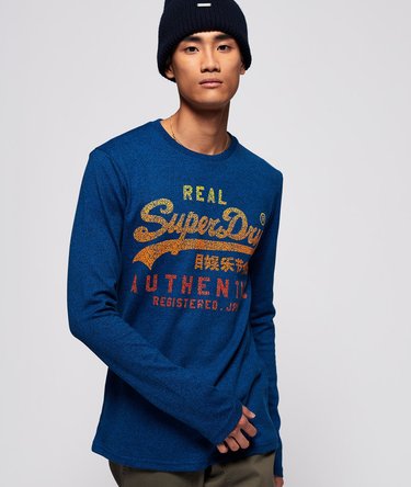 Vintage Authentic Fade Long Sleeve T-Shirt Image 1
