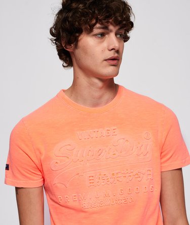 Neonfarbenes Premium Goods T-Shirt mit Prägung Image 2