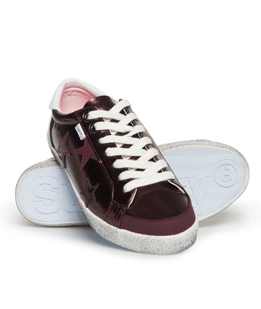 Super Sleek Logo Low Pro Trainers Image 1