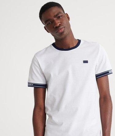Orange Label Pique Cali Ringer T-Shirt Image 1