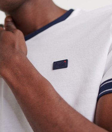 Orange Label Pique Cali Ringer T-Shirt Image 7