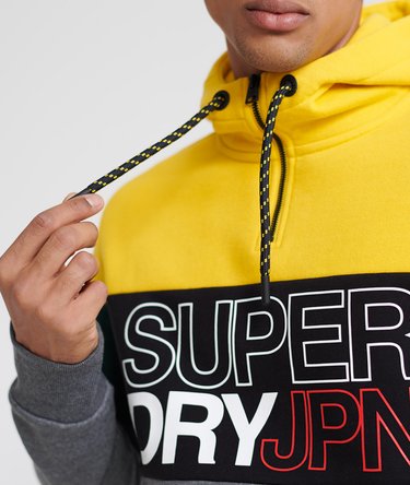 Crafted Print Half Zip Hoodie Image 5