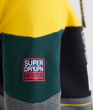 Crafted Print Half Zip Hoodie Image 6