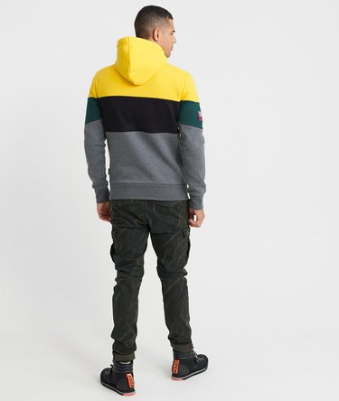 Crafted Print Half Zip Hoodie Image 3