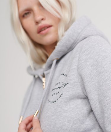 Applique zip Hoodie Image 5