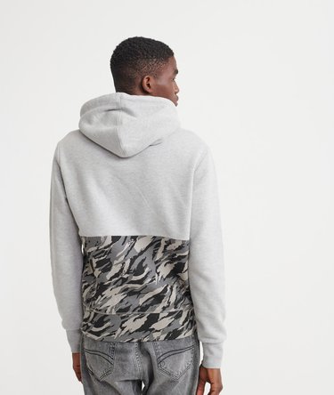Vintage Logo Panel Camo Hoodie Image 4