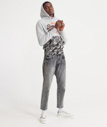Vintage Logo Panel Camo Hoodie Image 3