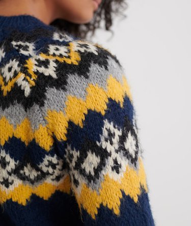 Savannah Yoke Jacquard-strikkegenser Image 4
