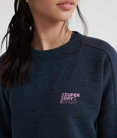 Core Gym Tech Sweatshirt mit Einsätzen und Rundhalsausschnitt Image 4