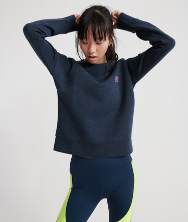 Core Gym Tech Sweatshirt mit Einsätzen und Rundhalsausschnitt Image 1