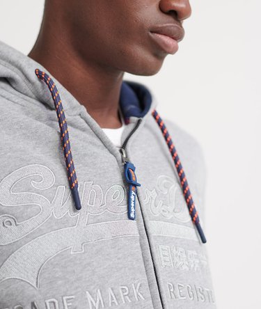 Downhill Racer Applique Zip Hoodie Image 6