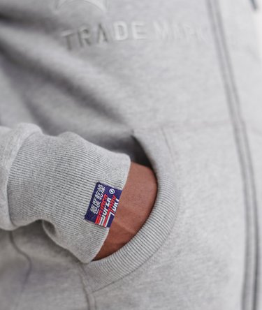 Downhill Racer Applique Zip Hoodie Image 7
