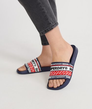 Retro Pool badesandaler Image 2