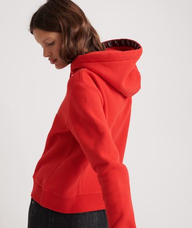 Sudadera corta con capucha inspirada en los años 90 Image 3