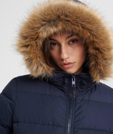 Kerama Faux Fur Microfibre Jacket Image 4