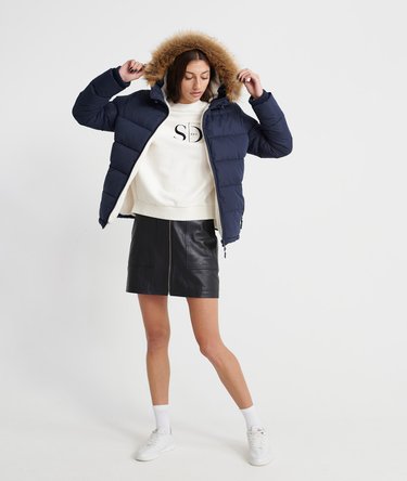 Kerama Faux Fur Microfibre Jacket Image 3