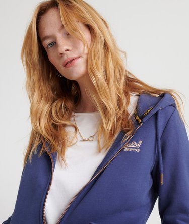 Orange Label Elite hoodie met rits Image 4