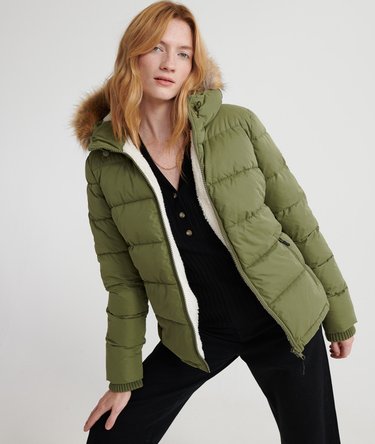 Kerama Faux Fur Microfibre Jacket Image 1