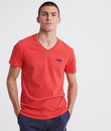 Orange Label Short Sleeve V-Neck T-Shirt Image 1