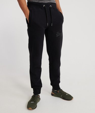 Cieniowane spodnie dresowe ze wstawkami z taśmy i Vintage Logo Image 1