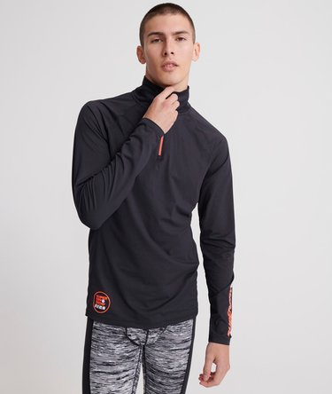 Carbon baselayer-top med kort lynl&aring;s Image 1