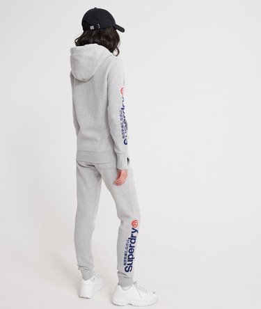 Modern Coral Label Sleeve Hit Kapuzenjacke Image 3