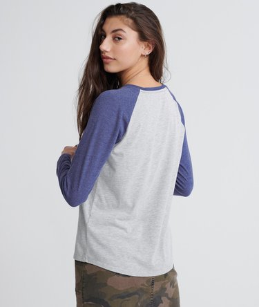 Klasyczna bluzka bejsbolowa Varsity Image 4