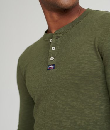 Legacy Long Sleeved Henley Top Image 5