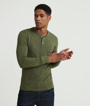 Legacy Long Sleeved Henley Top Image 1