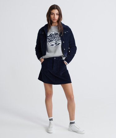 Brand Ripped Crew Sweatshirt Image 2