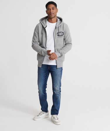 Mono Zip Hoodie Image 3