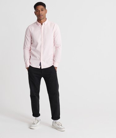 Camisa ligera Classic de manga larga confeccionada en sarga Image 2